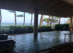 海の見える露天風呂